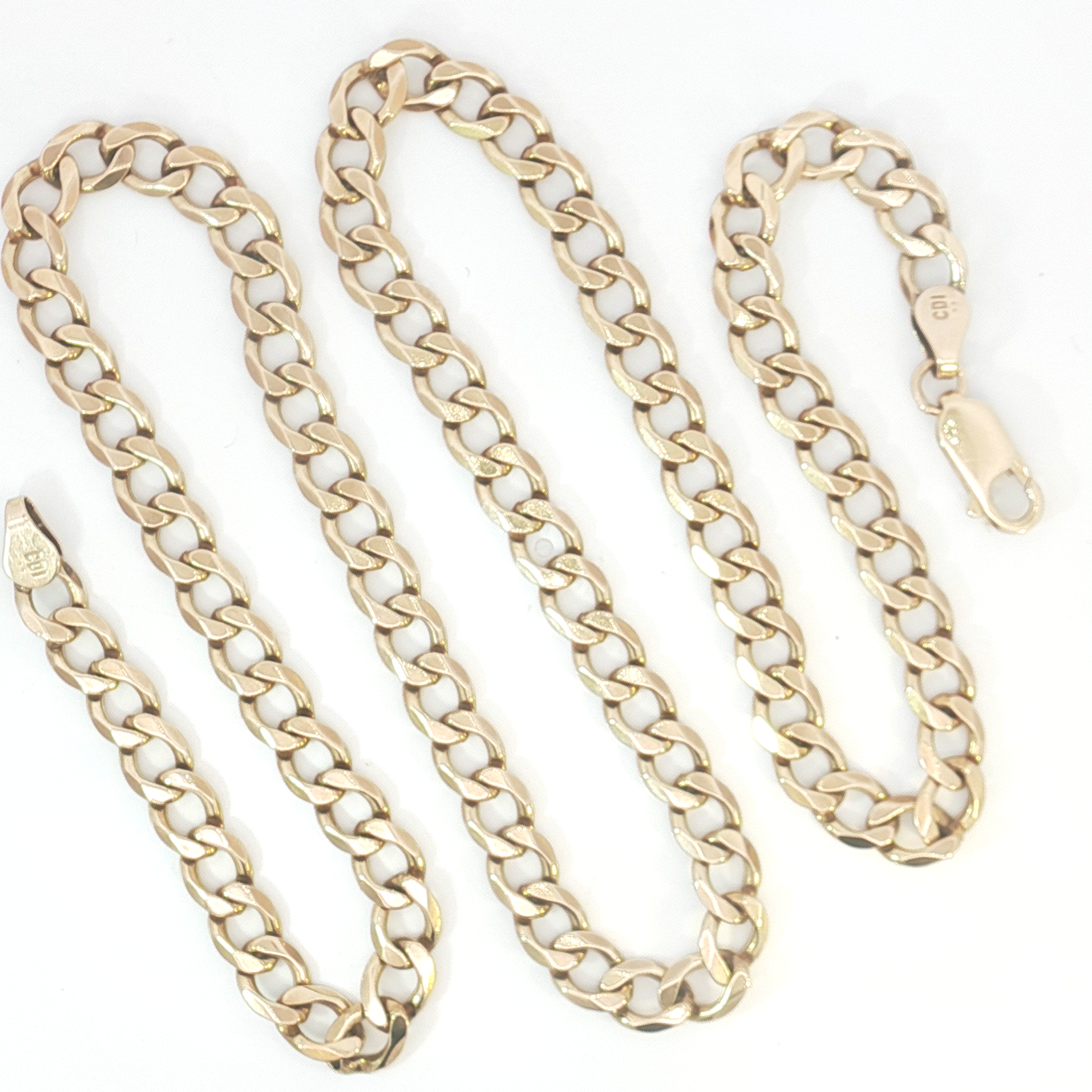 9ct YG Curb Link Chain
