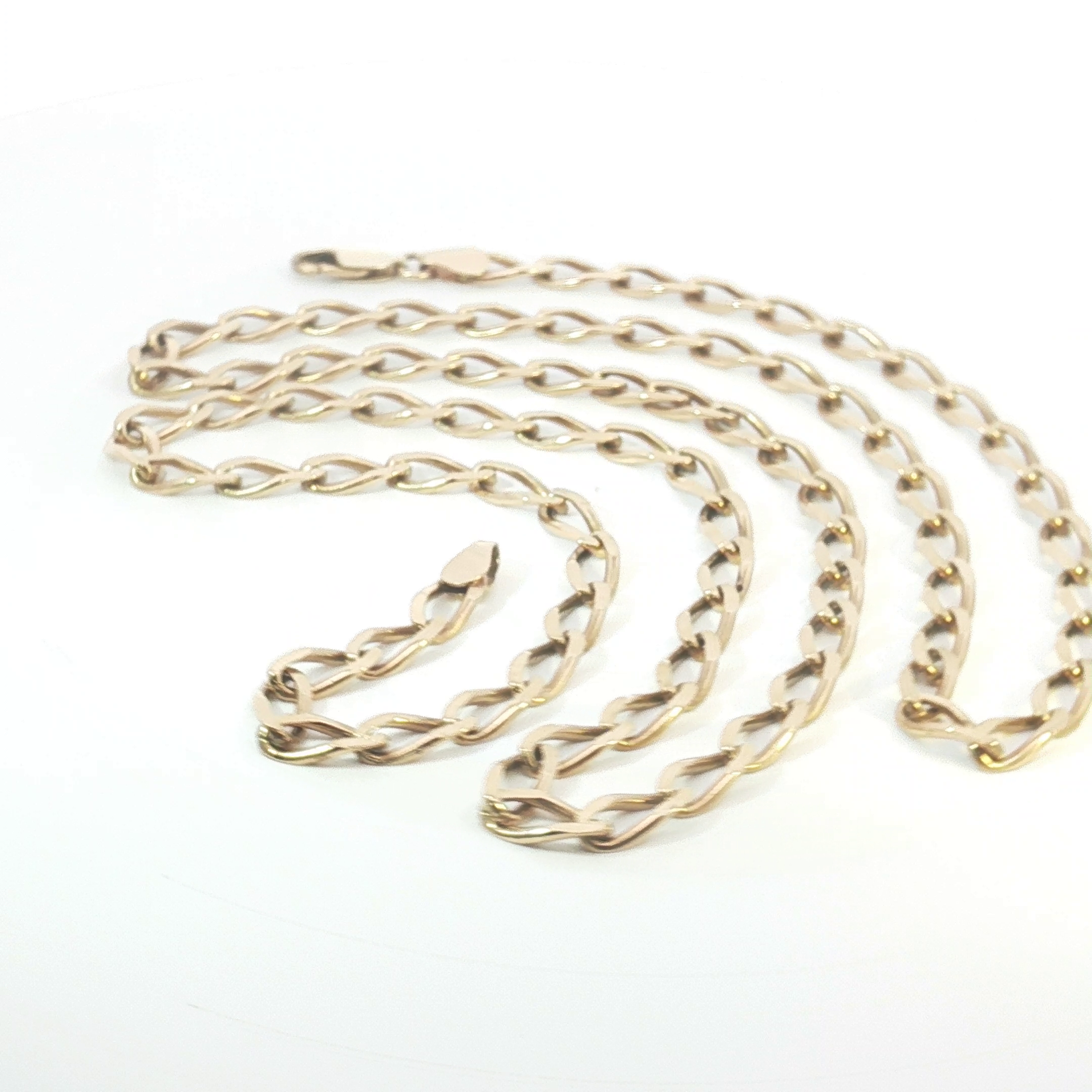 9ct YG Oval Link Chain