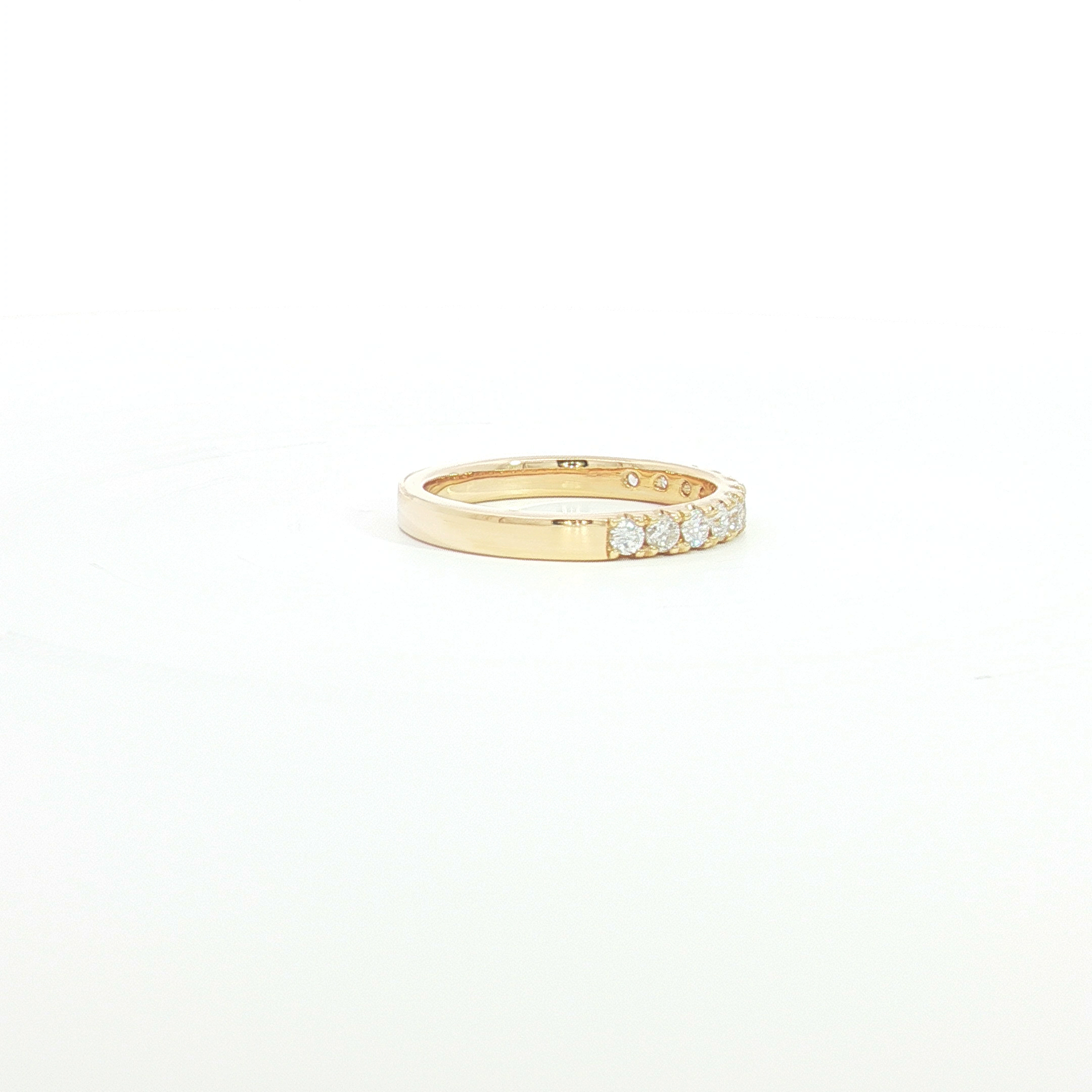 18ct YG Diamond Wedding Ring