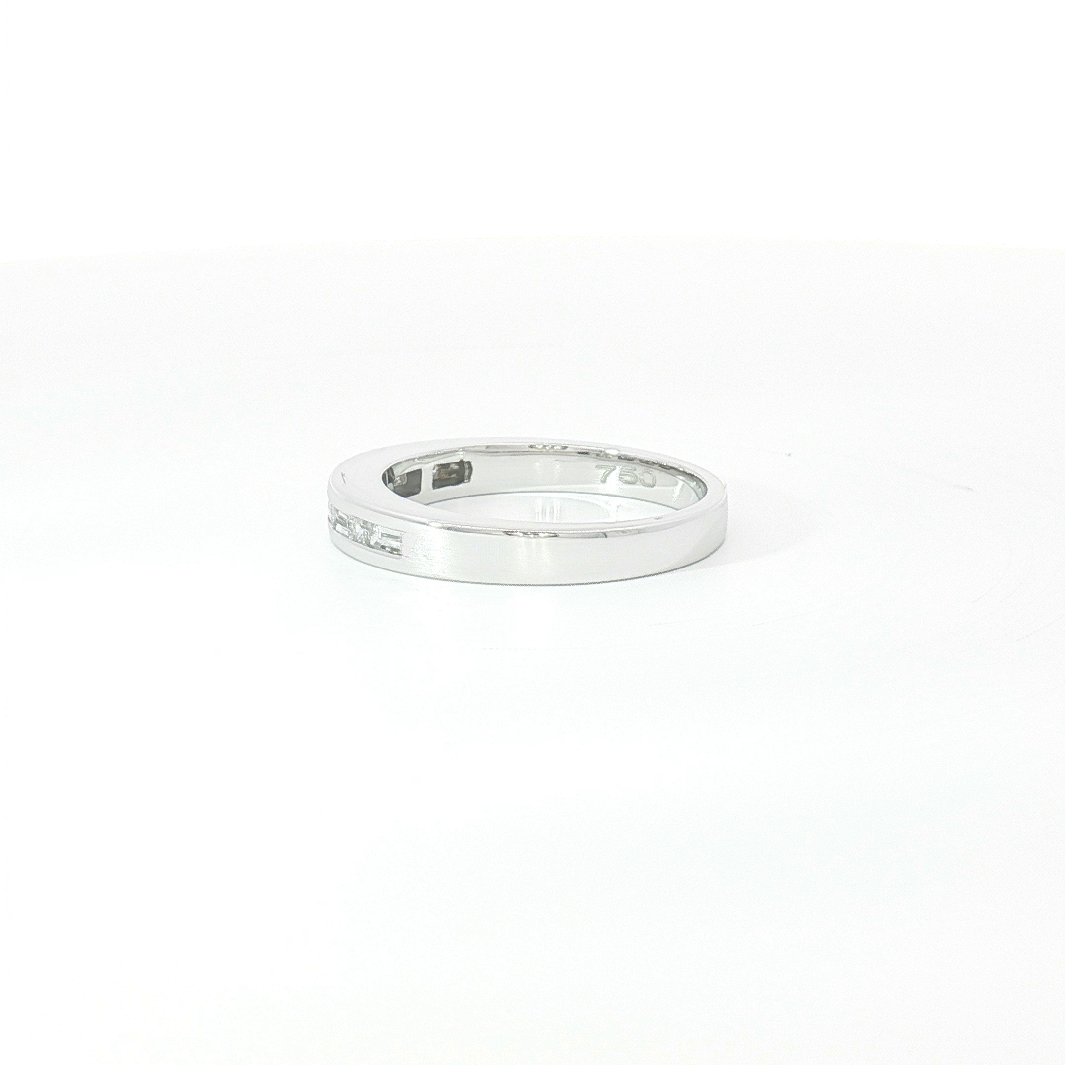 18ct WG Channel Set Diamond Eternity Ring