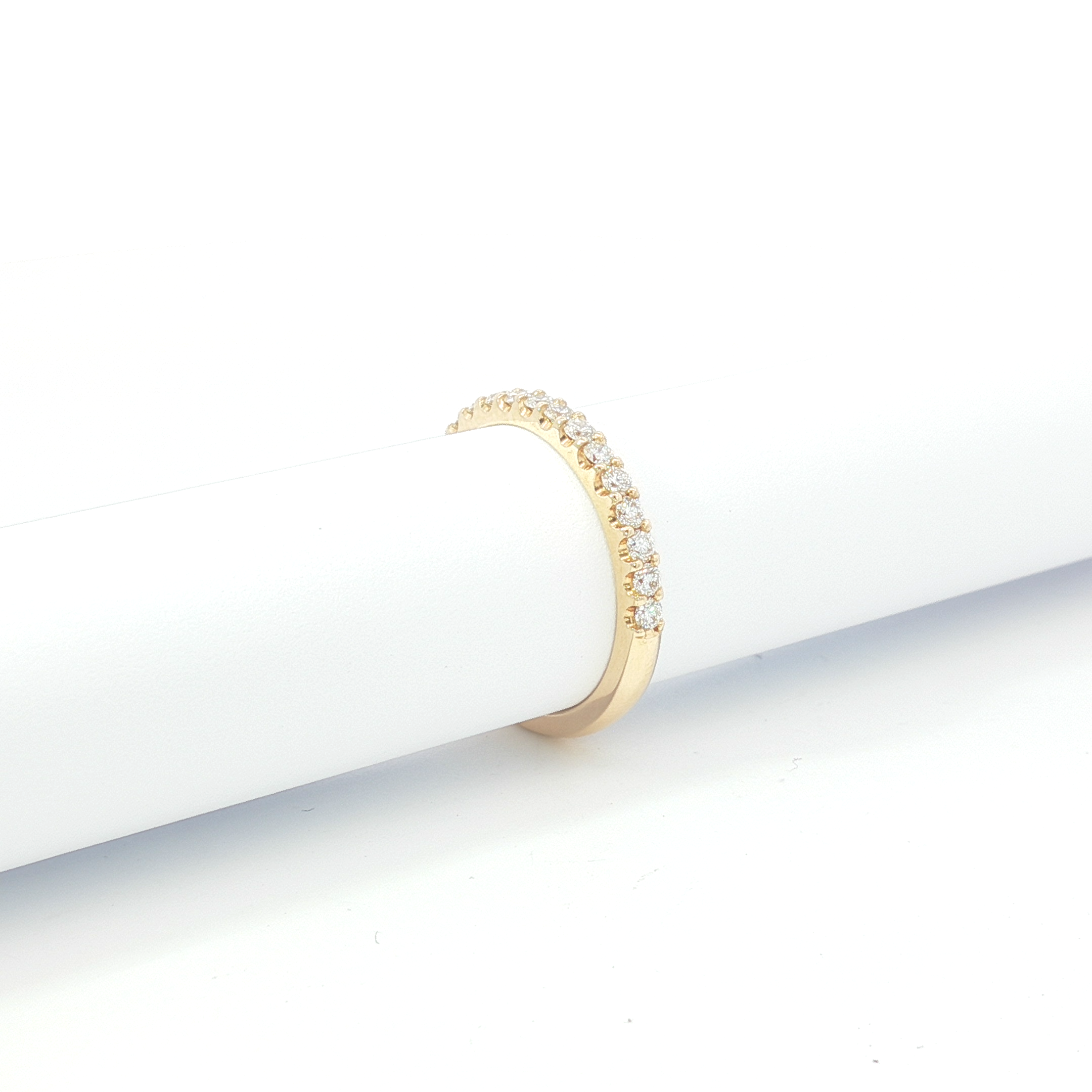 18ct YG Diamond Wedding Ring