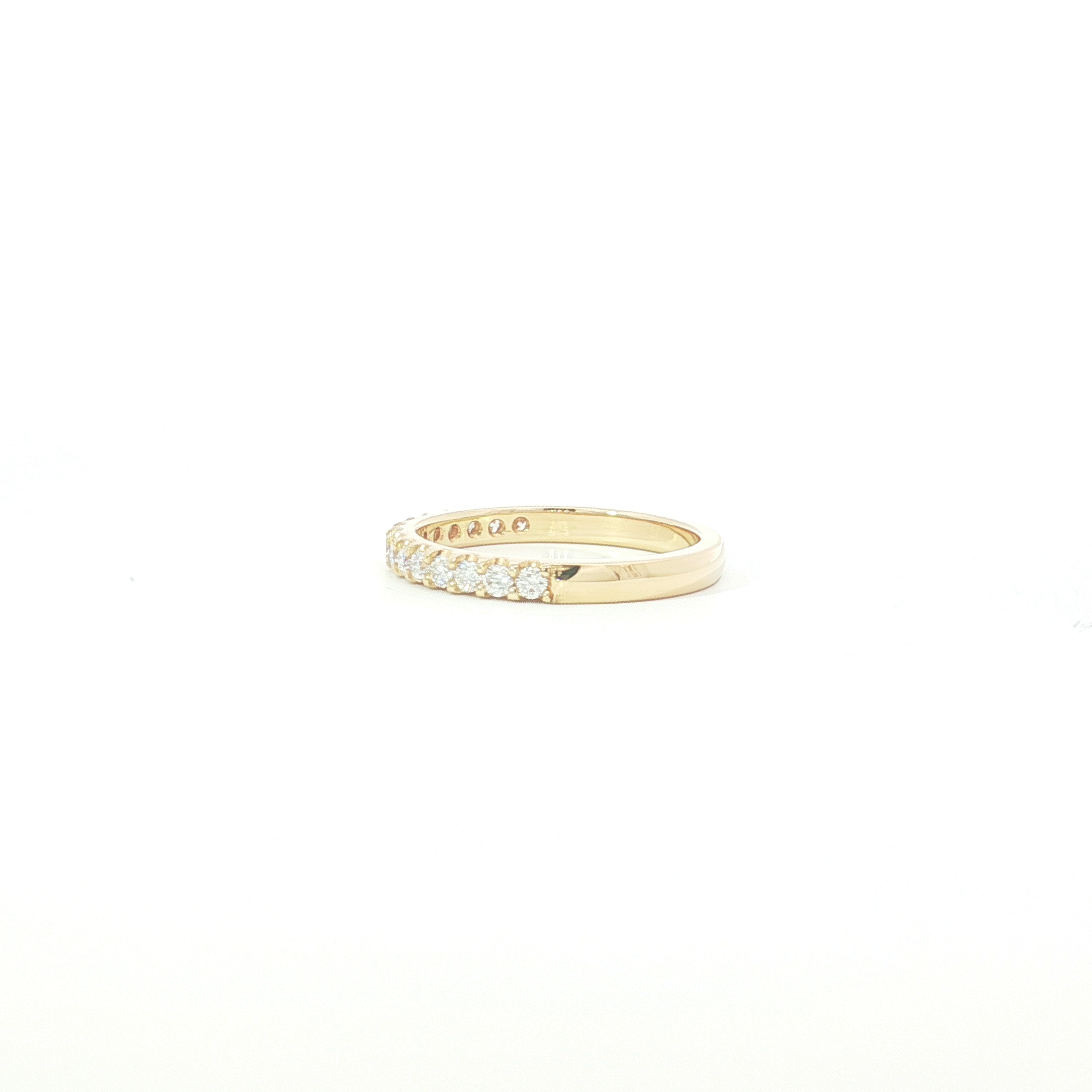 18ct YG Diamond Wedding Ring