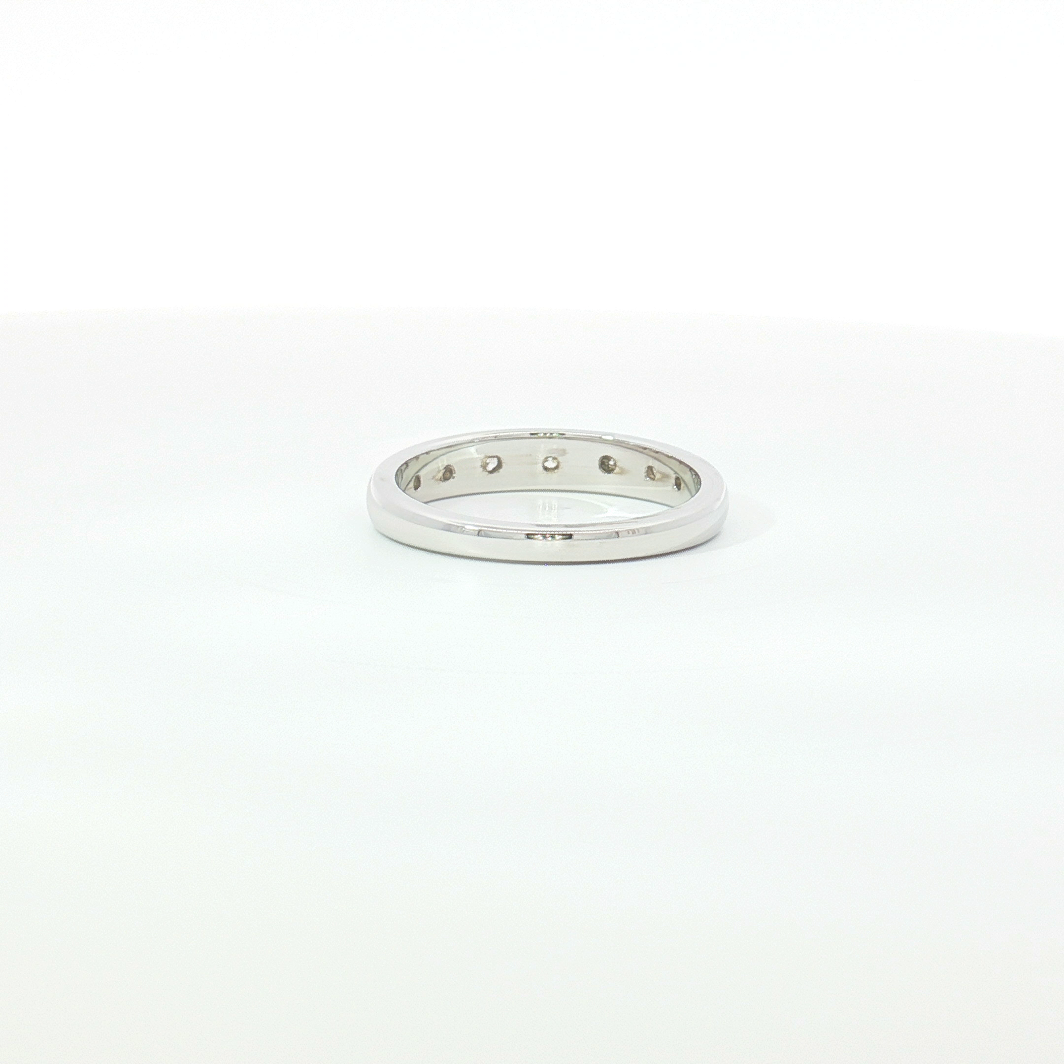 9ct WG Pressure Set Diamond Ring