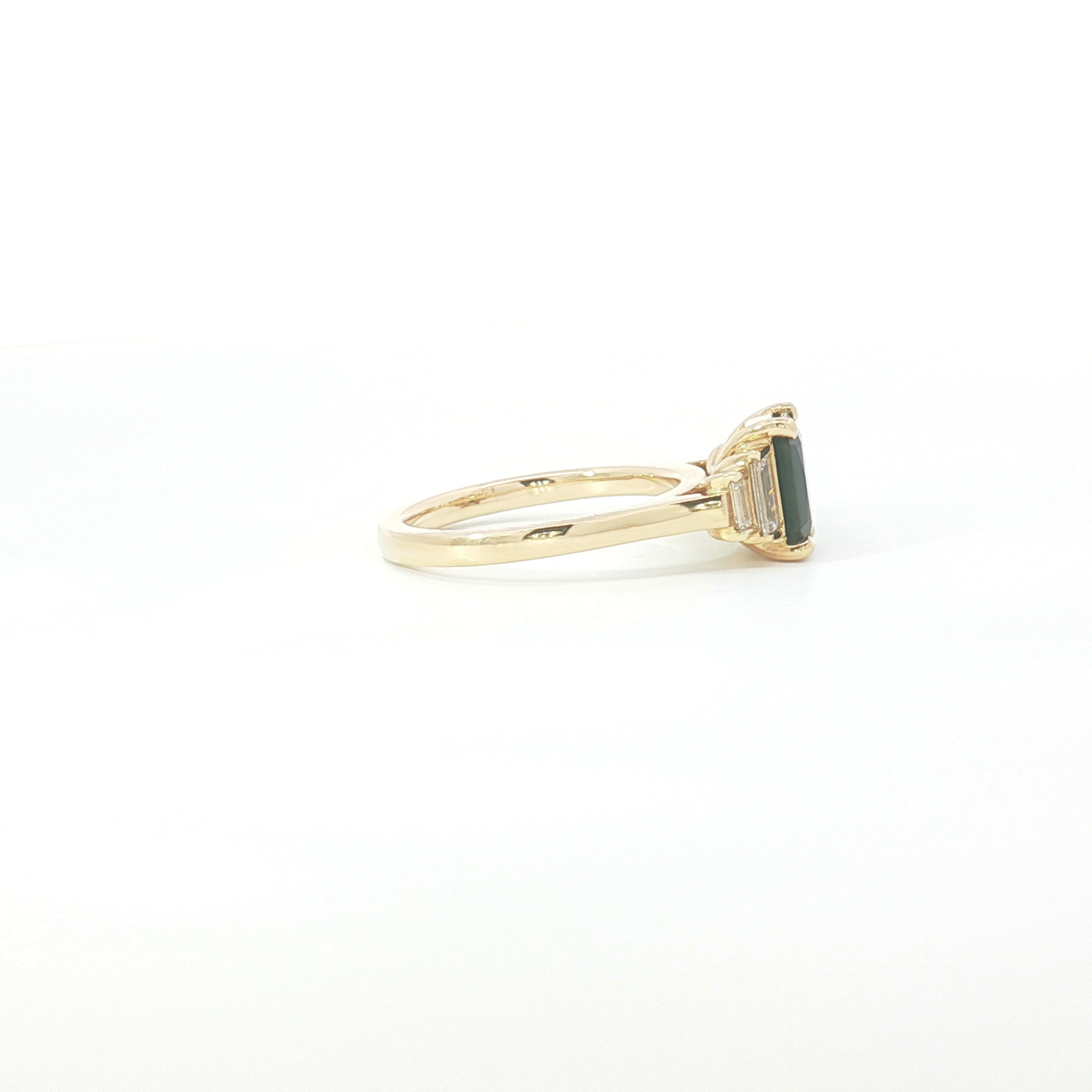 18ct YG Sapphire and Diamond Dress Ring
