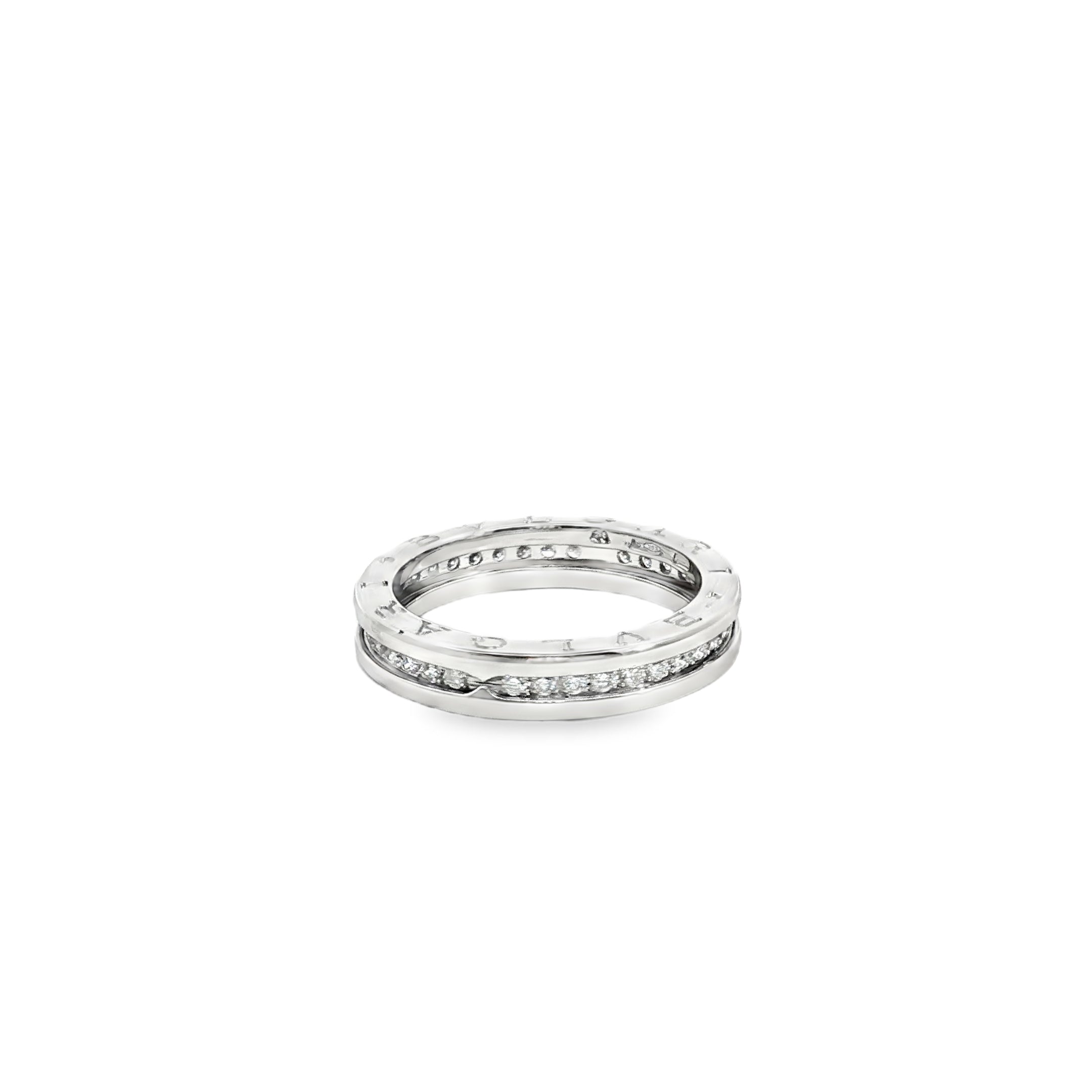 Bulgari Diamond Eternity Ring in 18ct White Gold