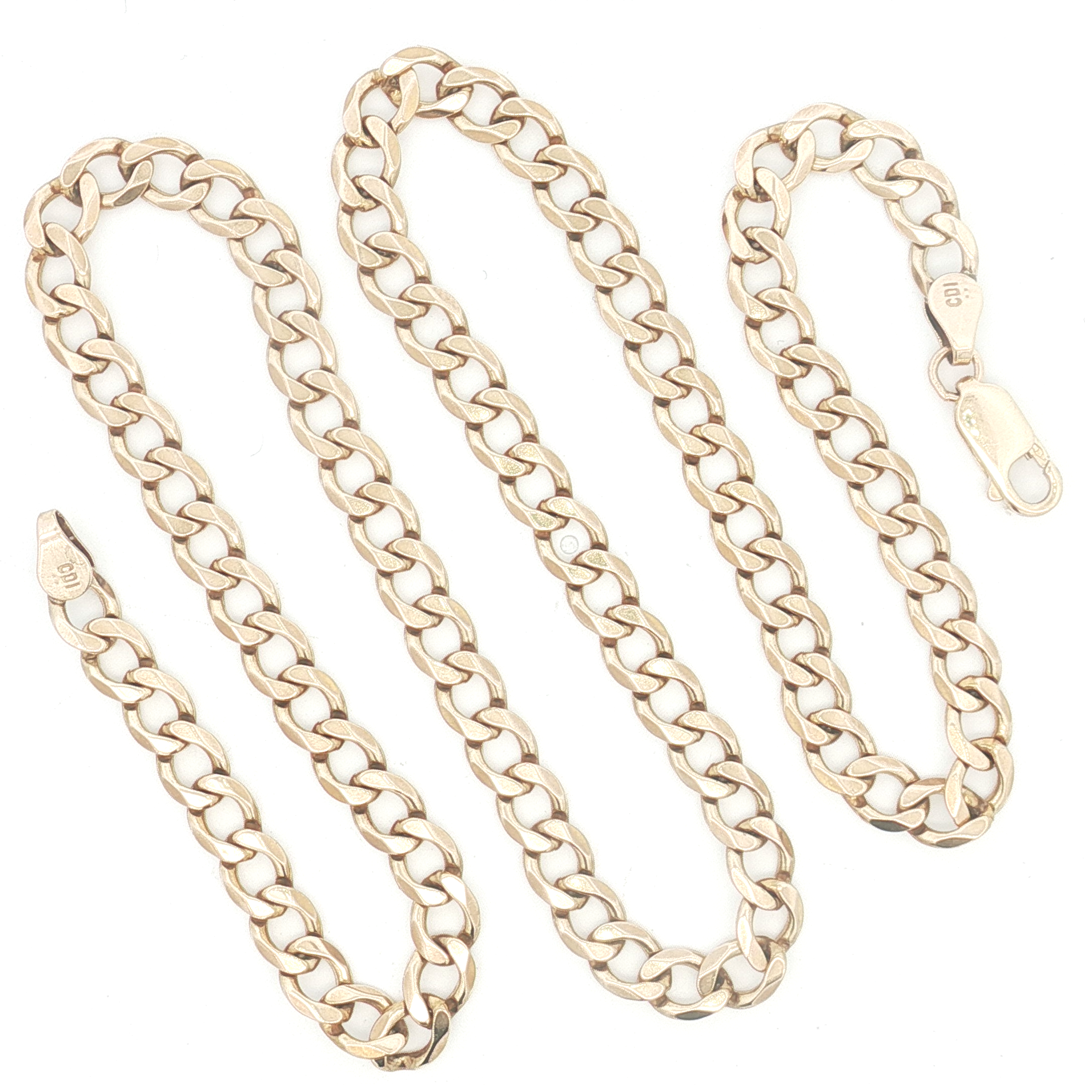 9ct YG Curb Link Chain