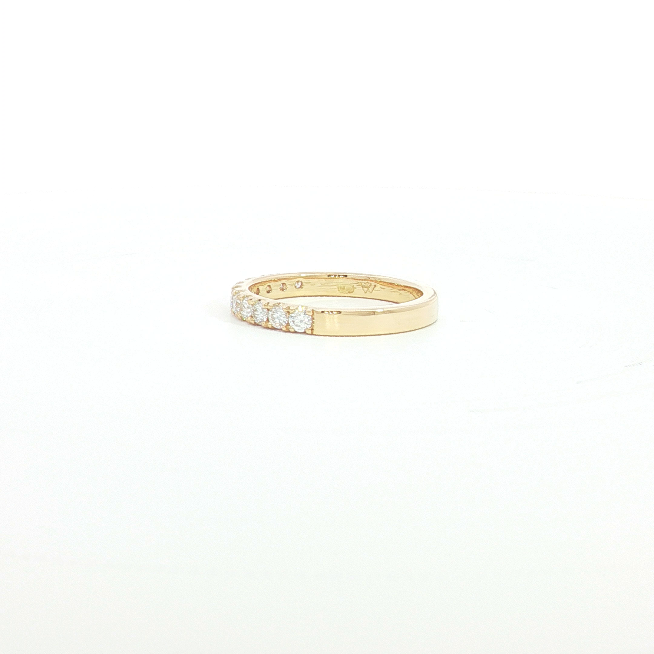 18ct YG Diamond Wedding Ring