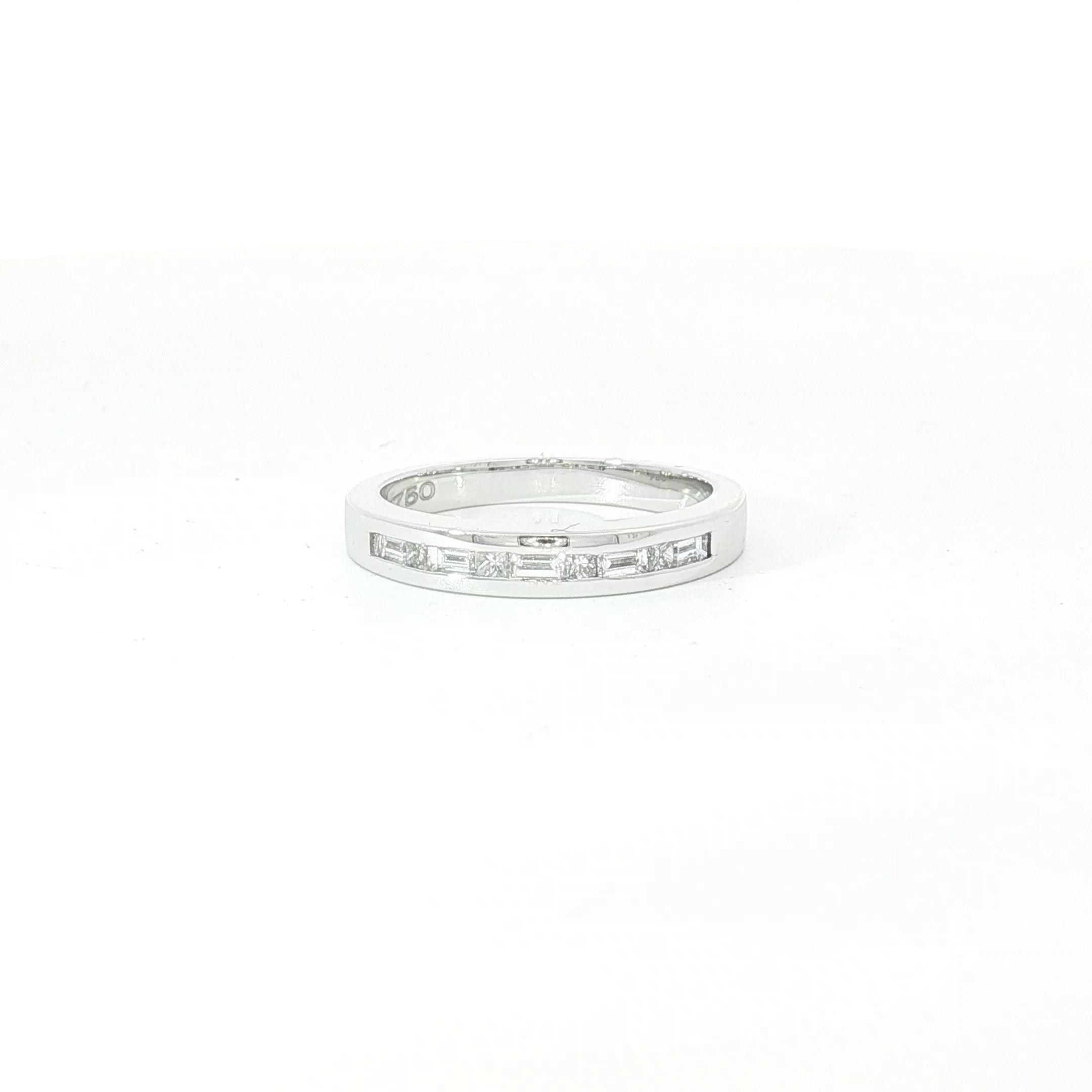 18ct WG Channel Set Diamond Eternity Ring
