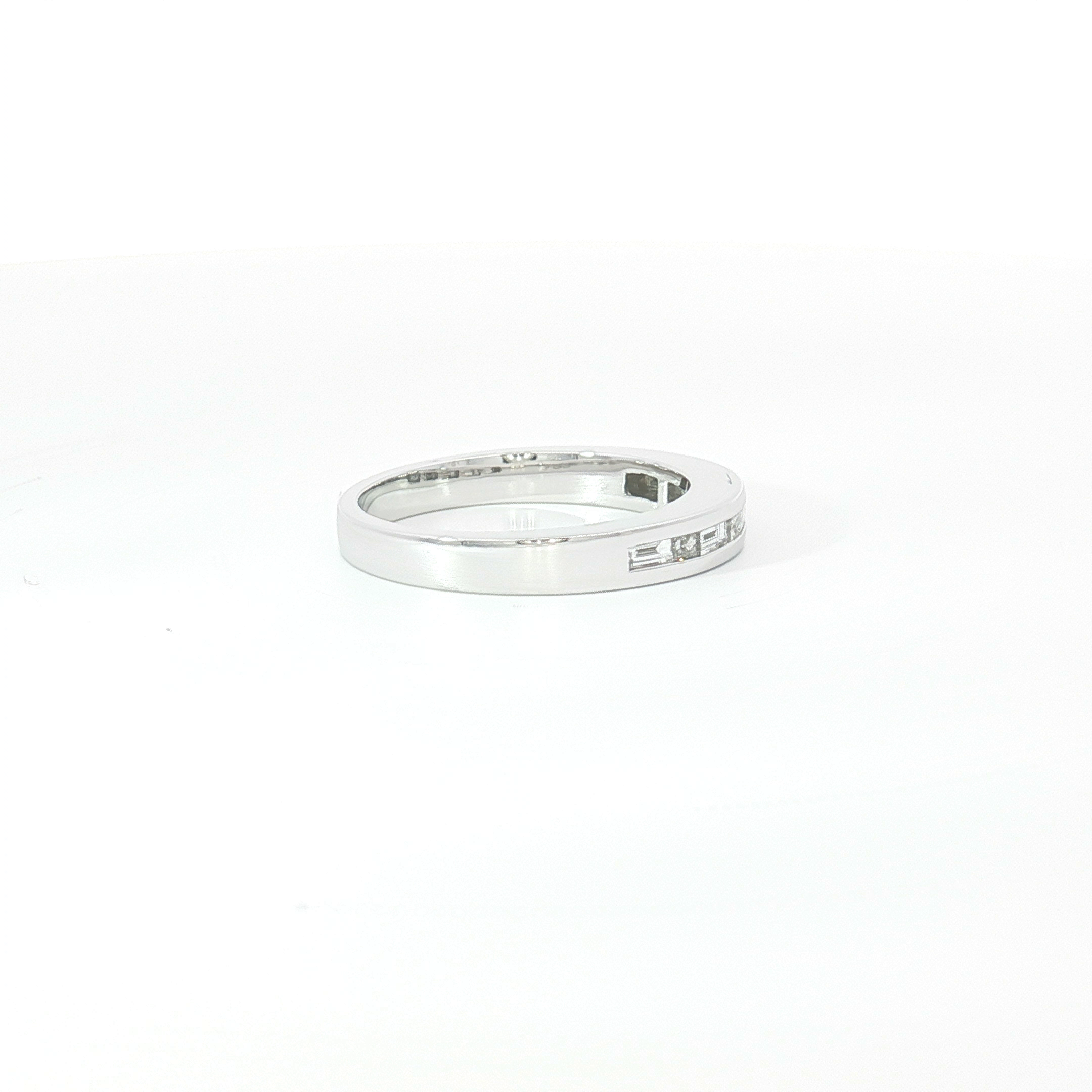 18ct WG Channel Set Diamond Eternity Ring