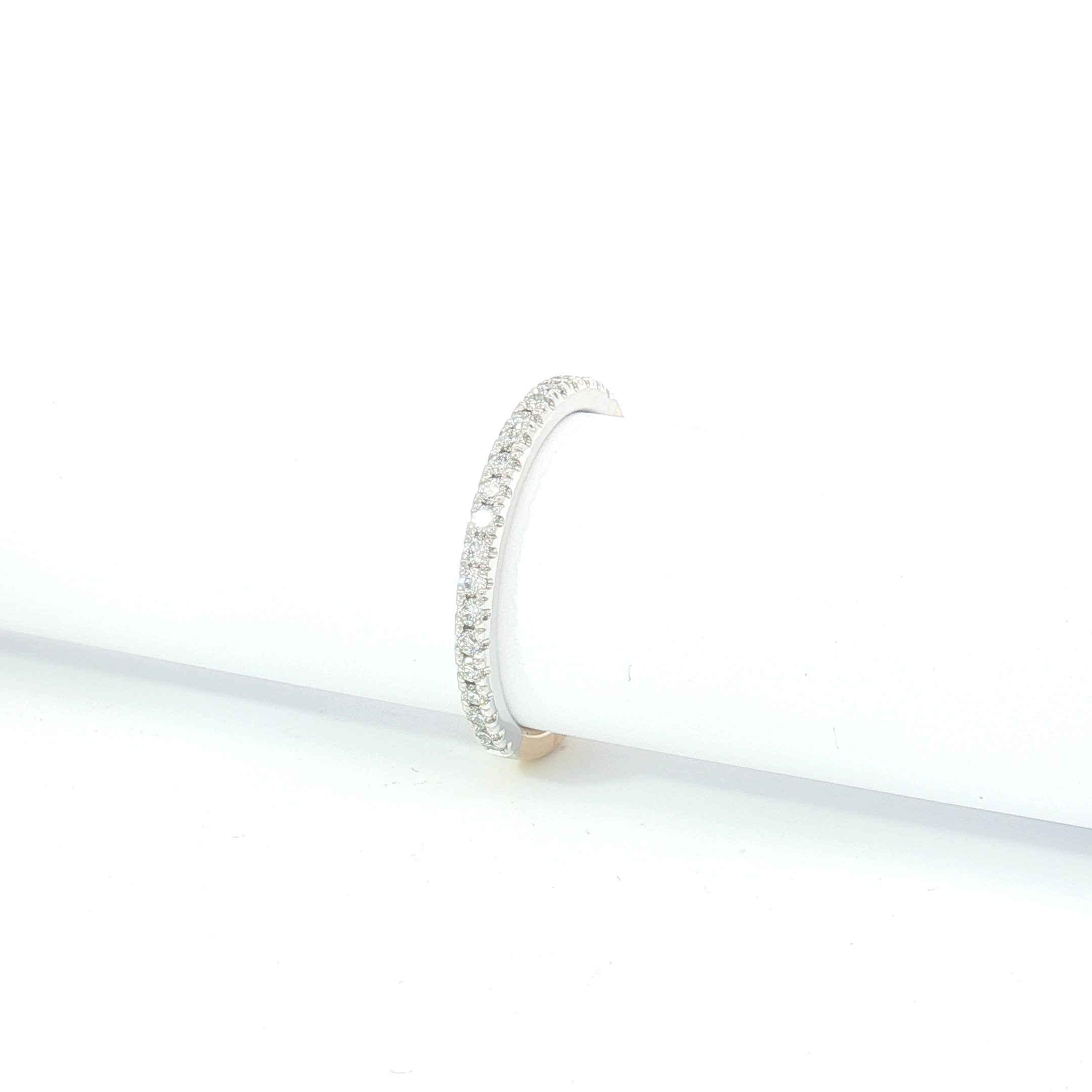 18ct  2Tone Diamond Wedding Ring
