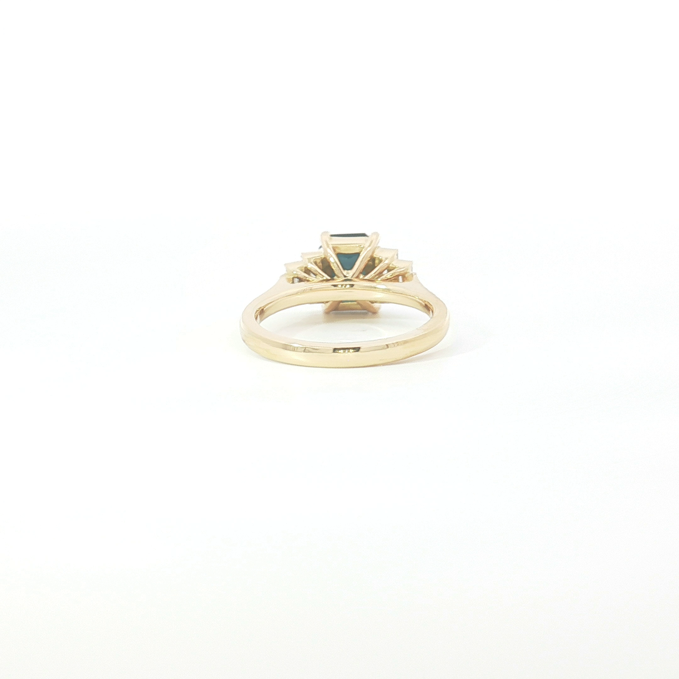 18ct YG Sapphire and Diamond Dress Ring