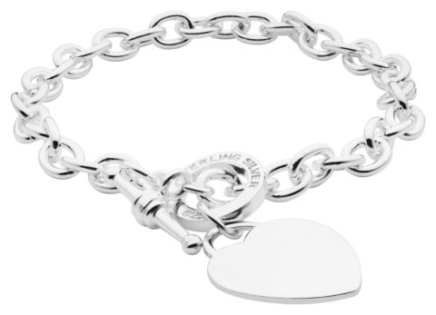 Stainless Steel Magnetic Bracelet - Two Hearts S | Superior Magnetics
